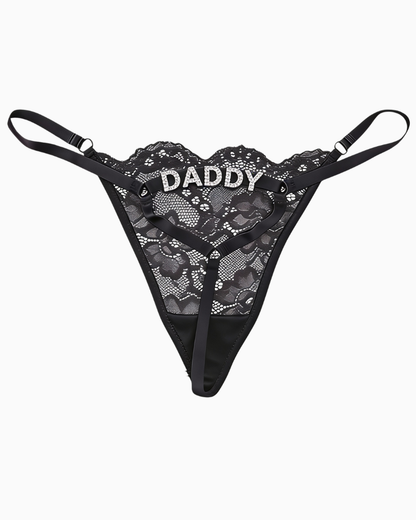 Signature Name Thong