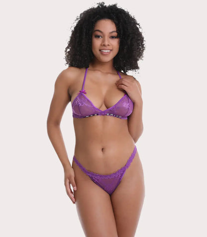 The matching lingerie set